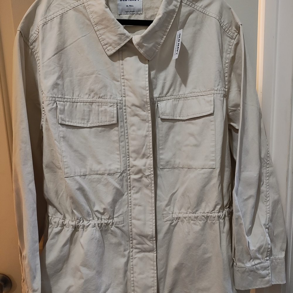 Old Navy Beige Utility Jacket